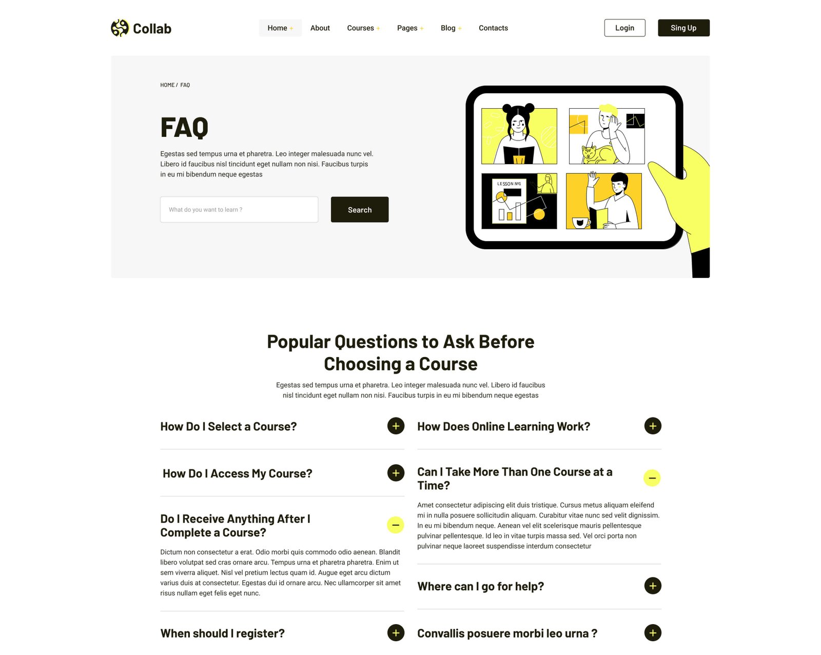 FAQ Page